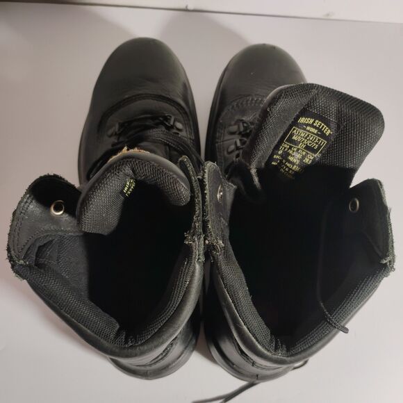 Red Wing Irish Setter 83612 Boots - Steel Toe - Size 11.5 Men's- New Black - Picture 14 of 15
